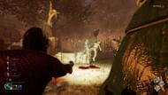 Nic Cage performing a Flashlight Save in Dead By Daylight (Screenshot via Sportskeeda)